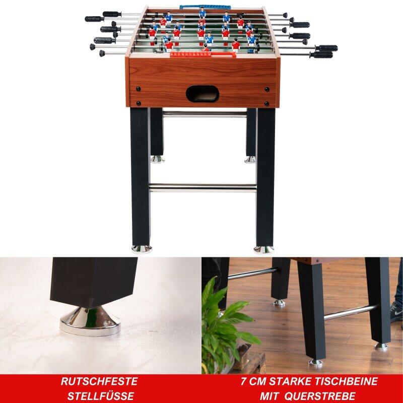 Bandito Tischkicker Winever 121 x 103 x 84cm braun 4/6