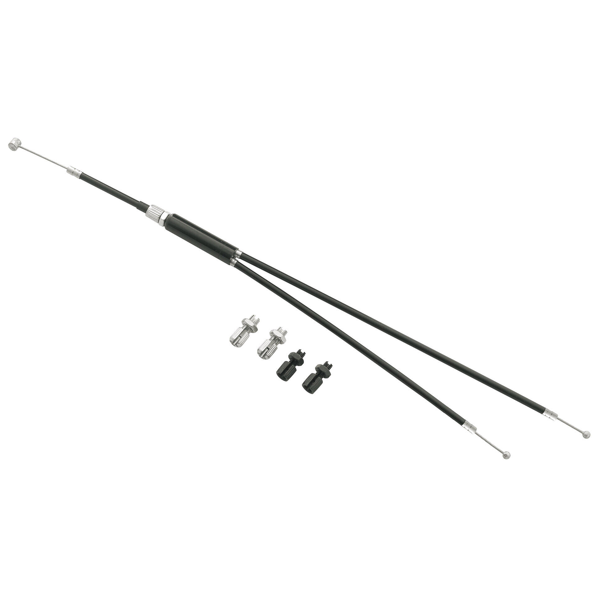 Cabo de travão superior VWP BMX 390 mm com ajustador preto 2/2
