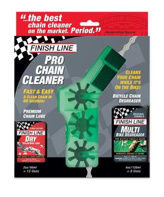 Finish Line Chain Cleaner + Dry Lubricant + Ecotech Degreaser