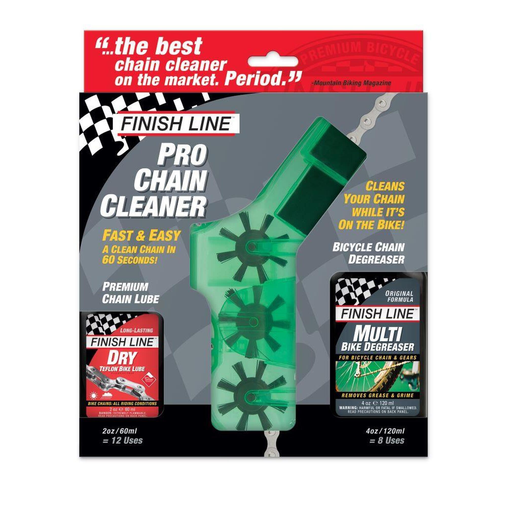 Finish Line - Outils De Nettoyage - Chain Cleaner - Outils + 2 Pdts - Nettoyant Vélo - Taille Unique - Decathlon