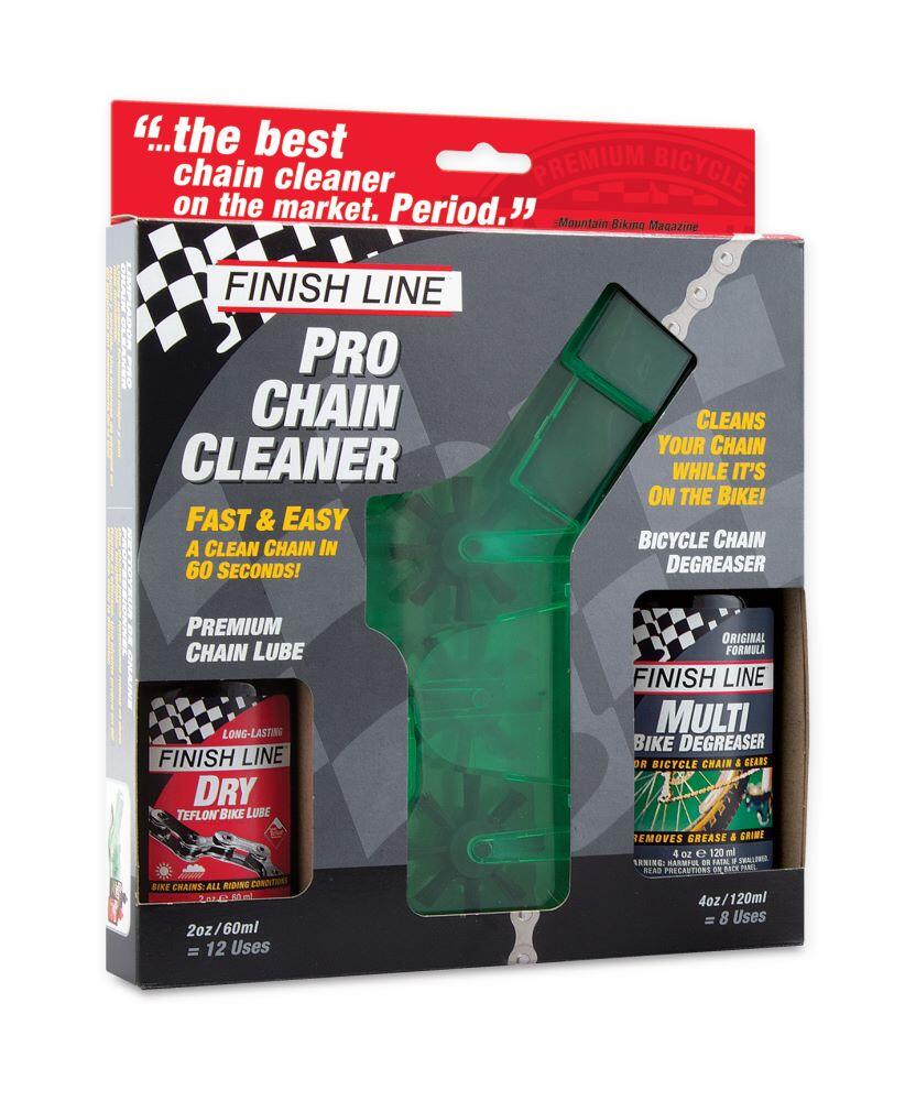 Limpador de corrente Finish Line + Lubrificante seco + Desengordurante Ecotech 2/5