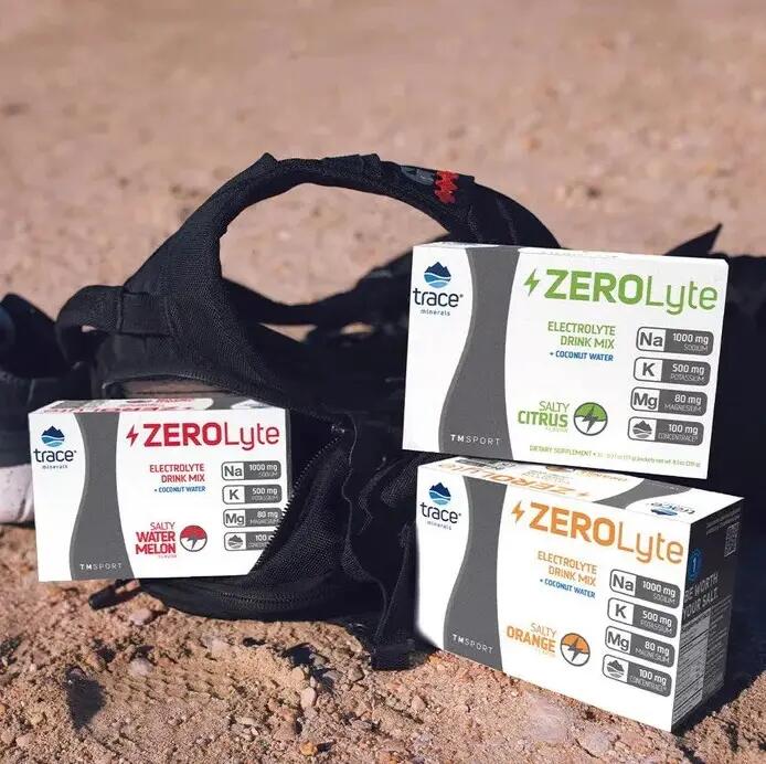 Trace Minerals-Zerolyte Sós Narancs ízű Elektrolit Ital Keverék + Kókuszvíz 228g 2/6