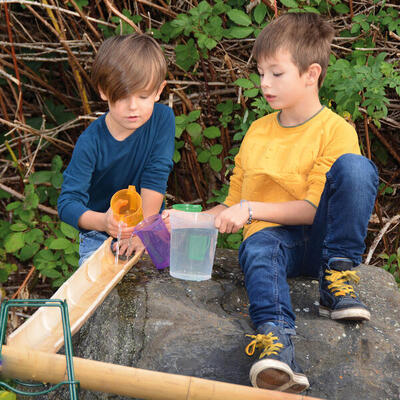 Wasserbahn Bambusrinnen Kinderturnen Unisex