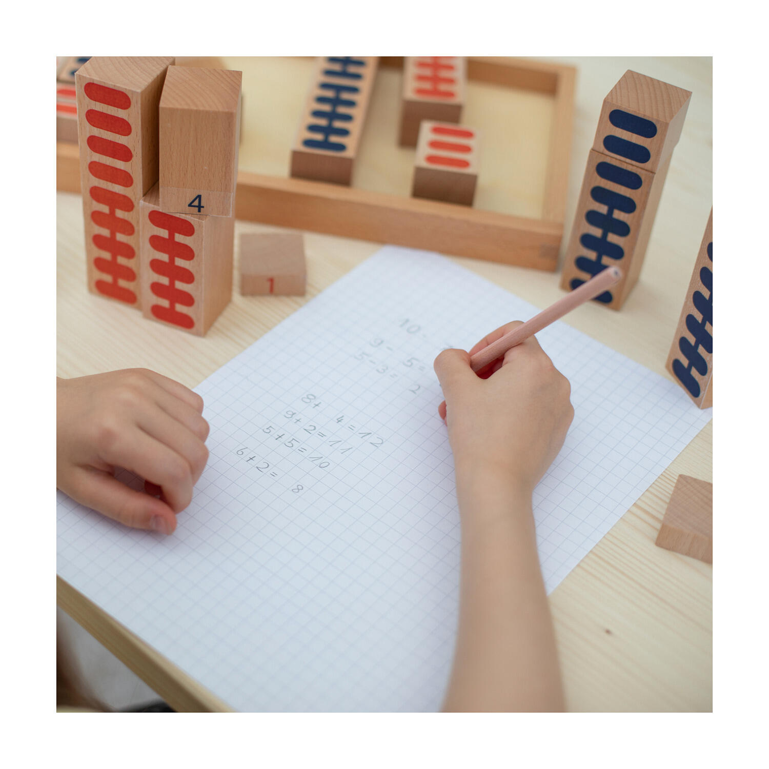 Jeu d’apprentissage Tours de nombres N6 Unisexe 5/6