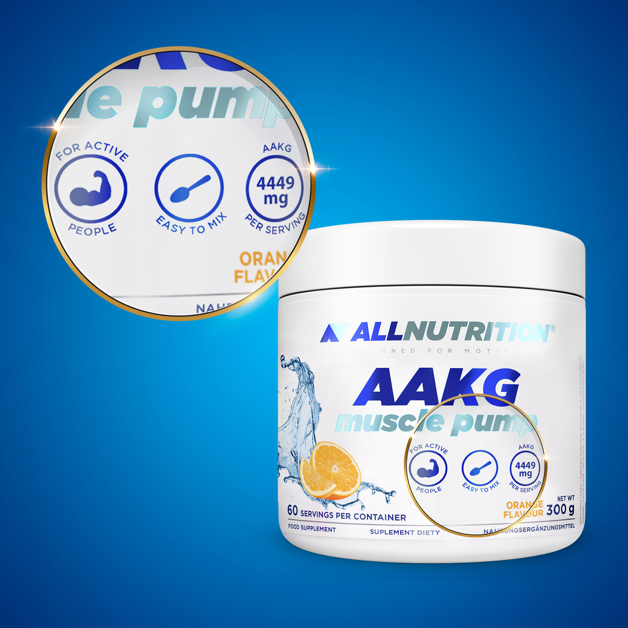 Przed treningiem AAKG Muscle Pump 300g Cytryna 2/3