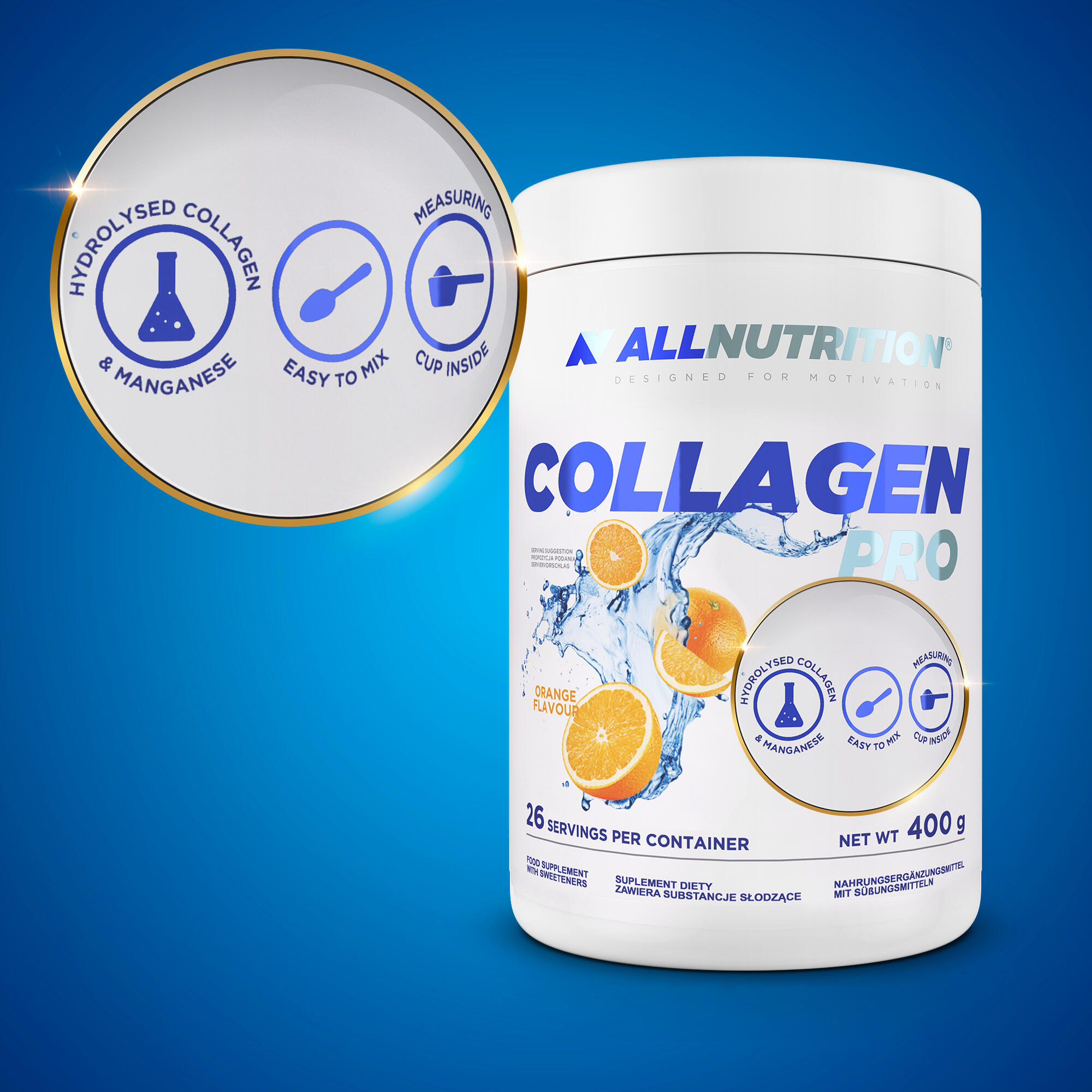 Kolagen COLLAGEN PRO 400g Truskawka 2/2