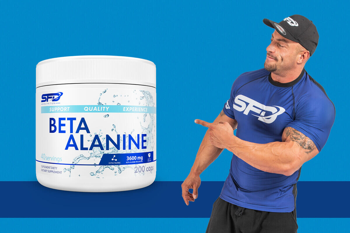 SFD BETA ALANINE 200 kapsułek przed treningiem beta-alanina 3/3