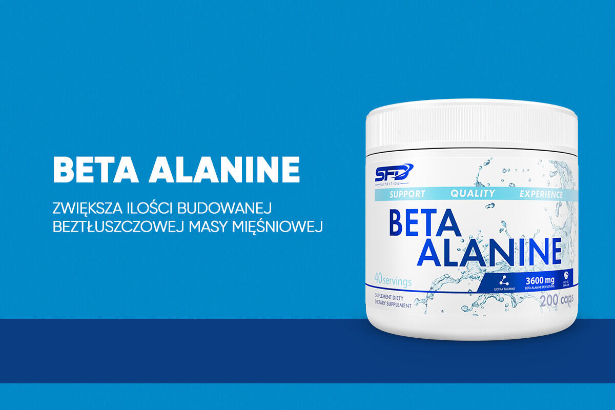 SFD BETA ALANINE 200 kapsułek przed treningiem beta-alanina 2/3