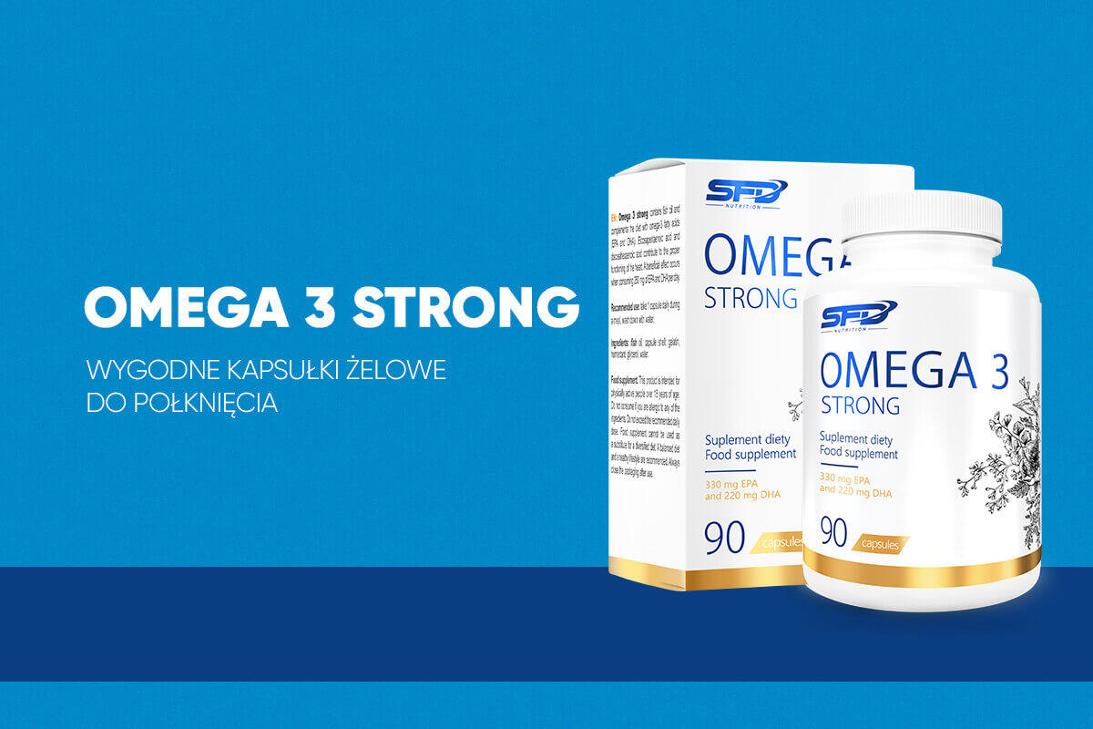 Kwasy tłuszczowe OMEGA 3 STRONG 90softgels 2/2