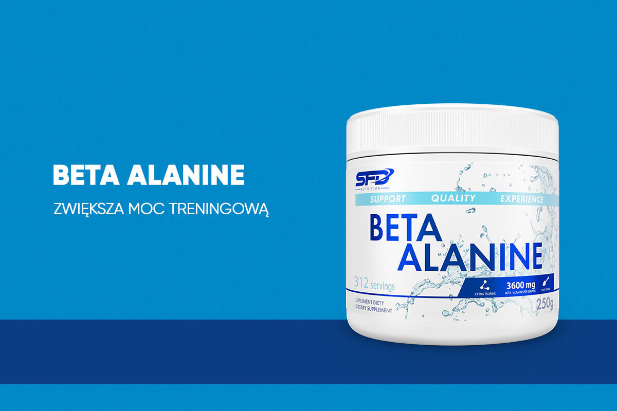 Przed treningiem BETA ALANINE zwiększa moc treningową 250g Naturalny 2/2