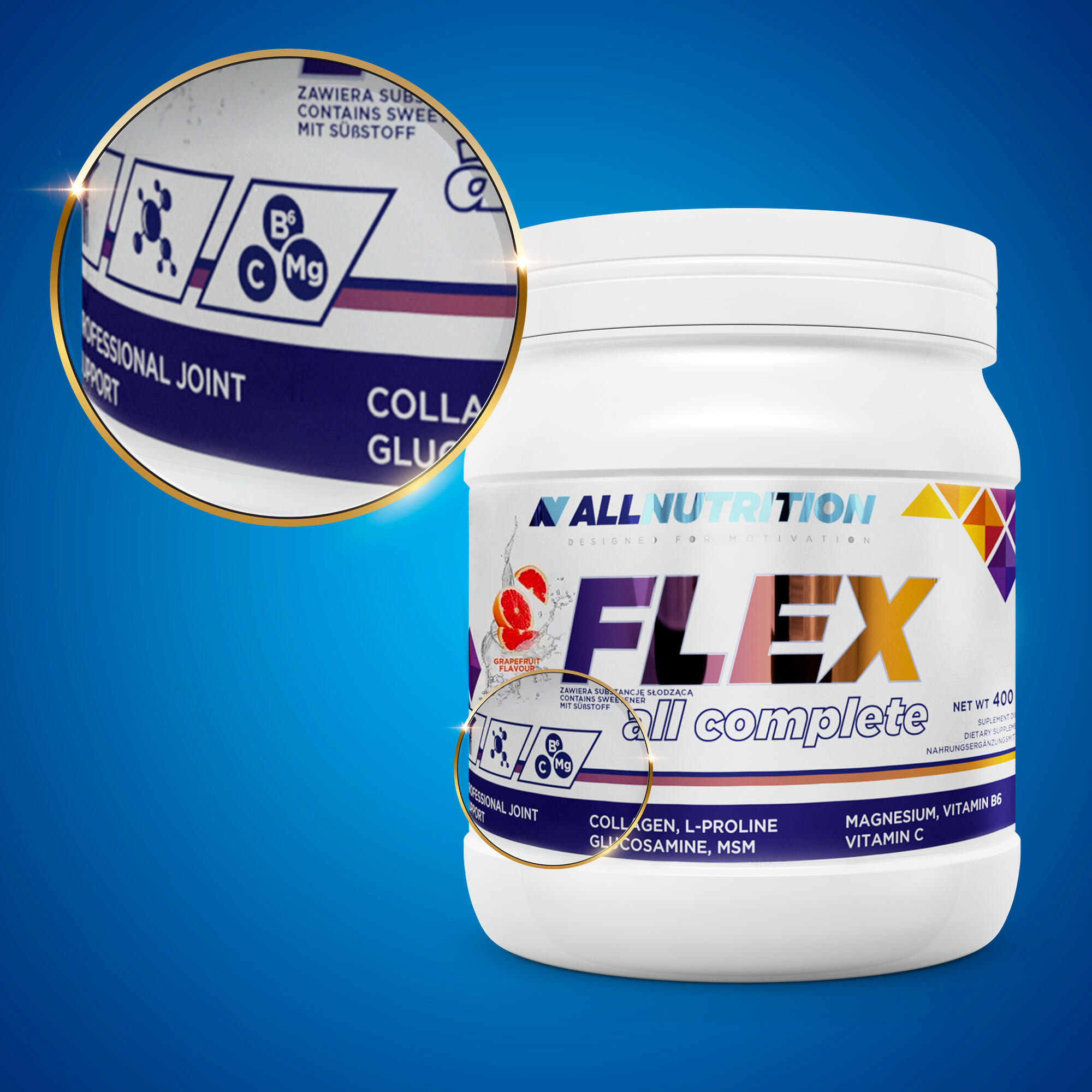 Kolagen FLEX ALL COMPLETE 400g Czarna Porzeczka 2/2
