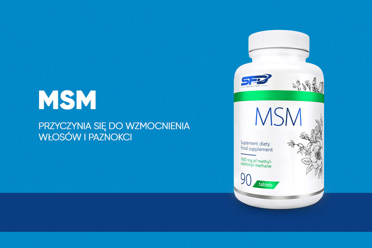 Suplement na stawy MSM 90 tabletek 2/2