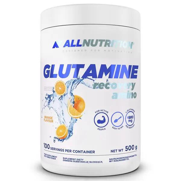 Allnutrition Glutamine Recovery Amino 500g Orange 1/2