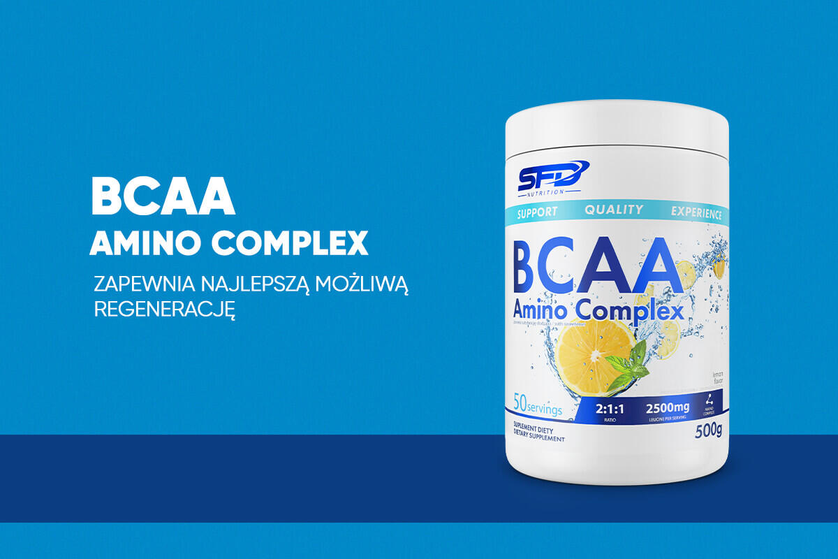 Aminokwasy BCAA AMINO COMPLEX 500g Cytryna 2/2