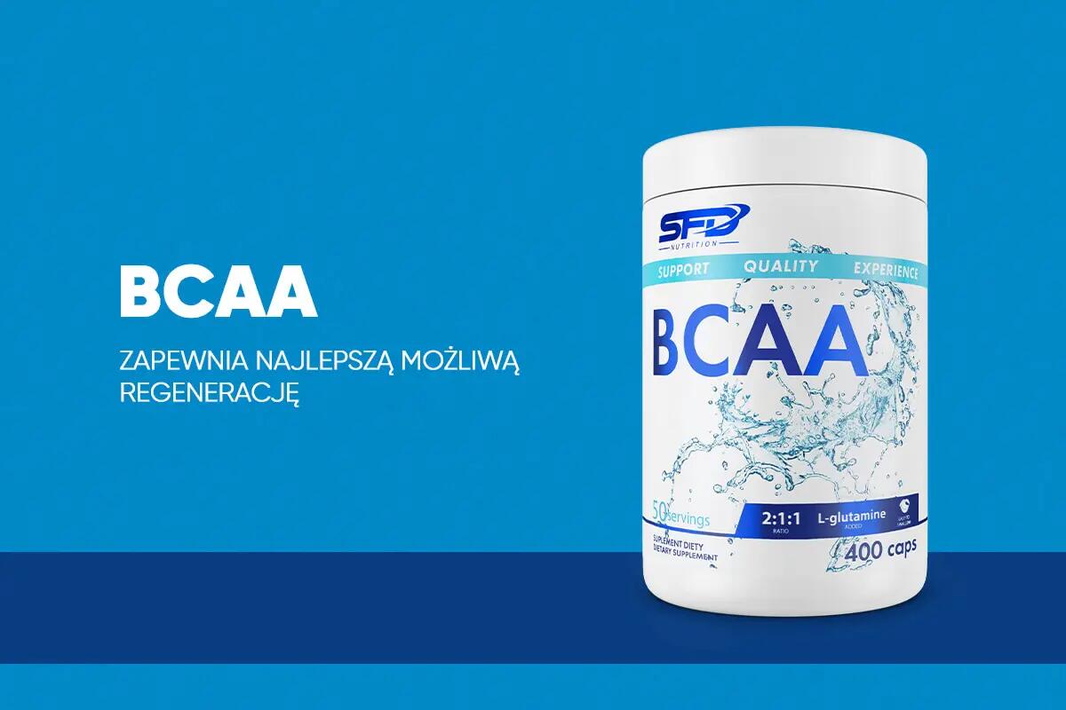 Aminokwasy BCAA 400 kapsułek 2/3