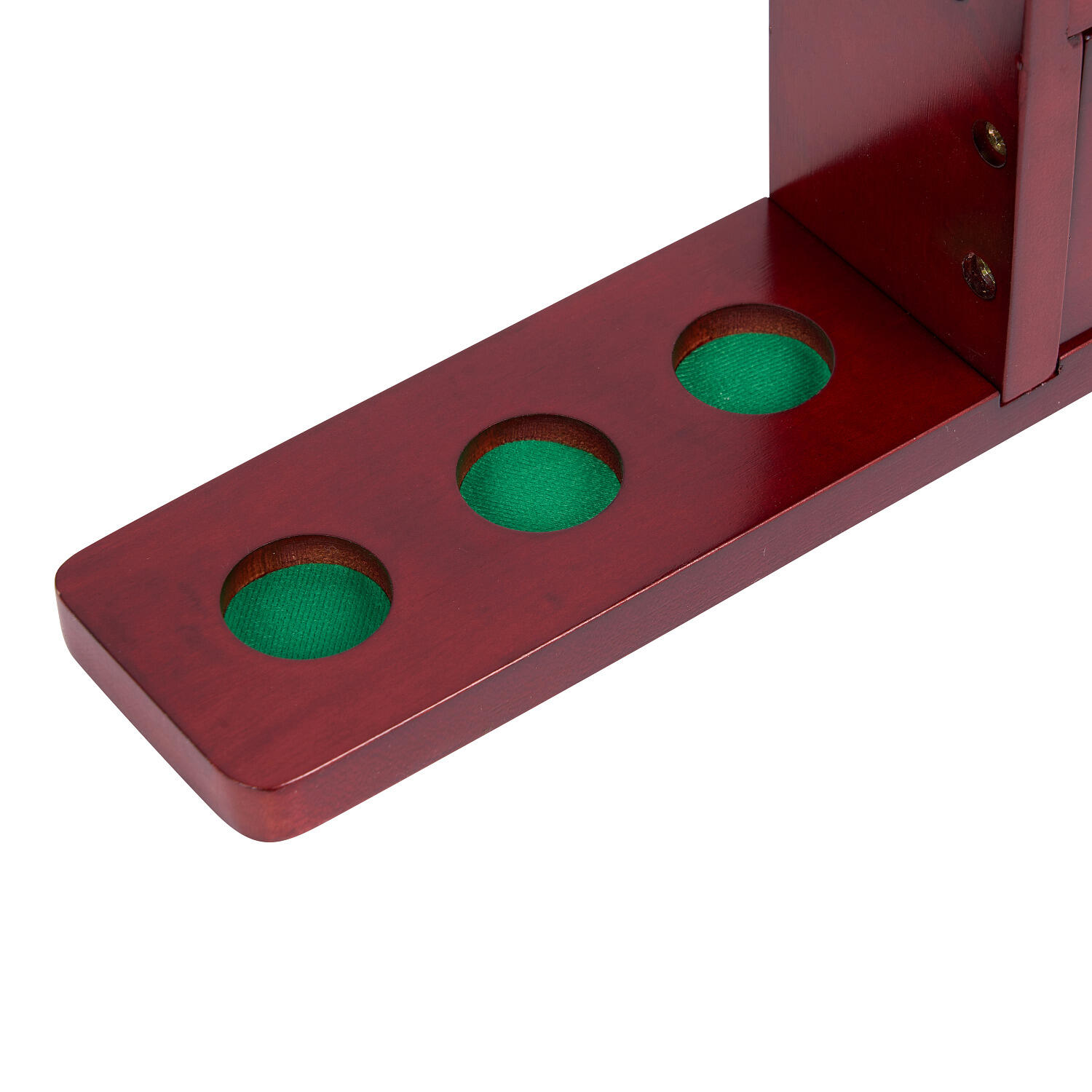 Wall-Mounted Cue Rack Billiard Cue Wall Holder Mahogany Billard / Poolbillard 4/6