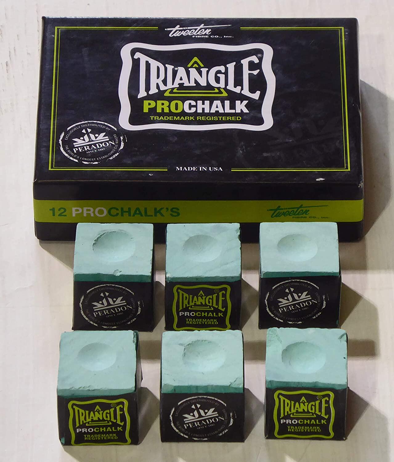TRIANGLE PRO CHALK FOR THE SERIOUS PLAYER 6 PIECES 1/1