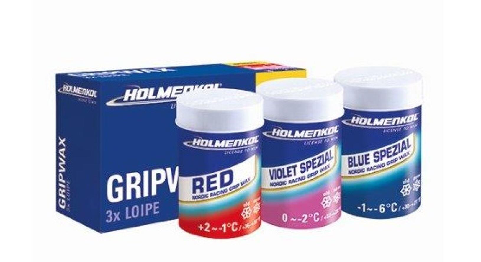 Holmenkol Langlauf Wax 3x Loipe Grip Wax 1/1