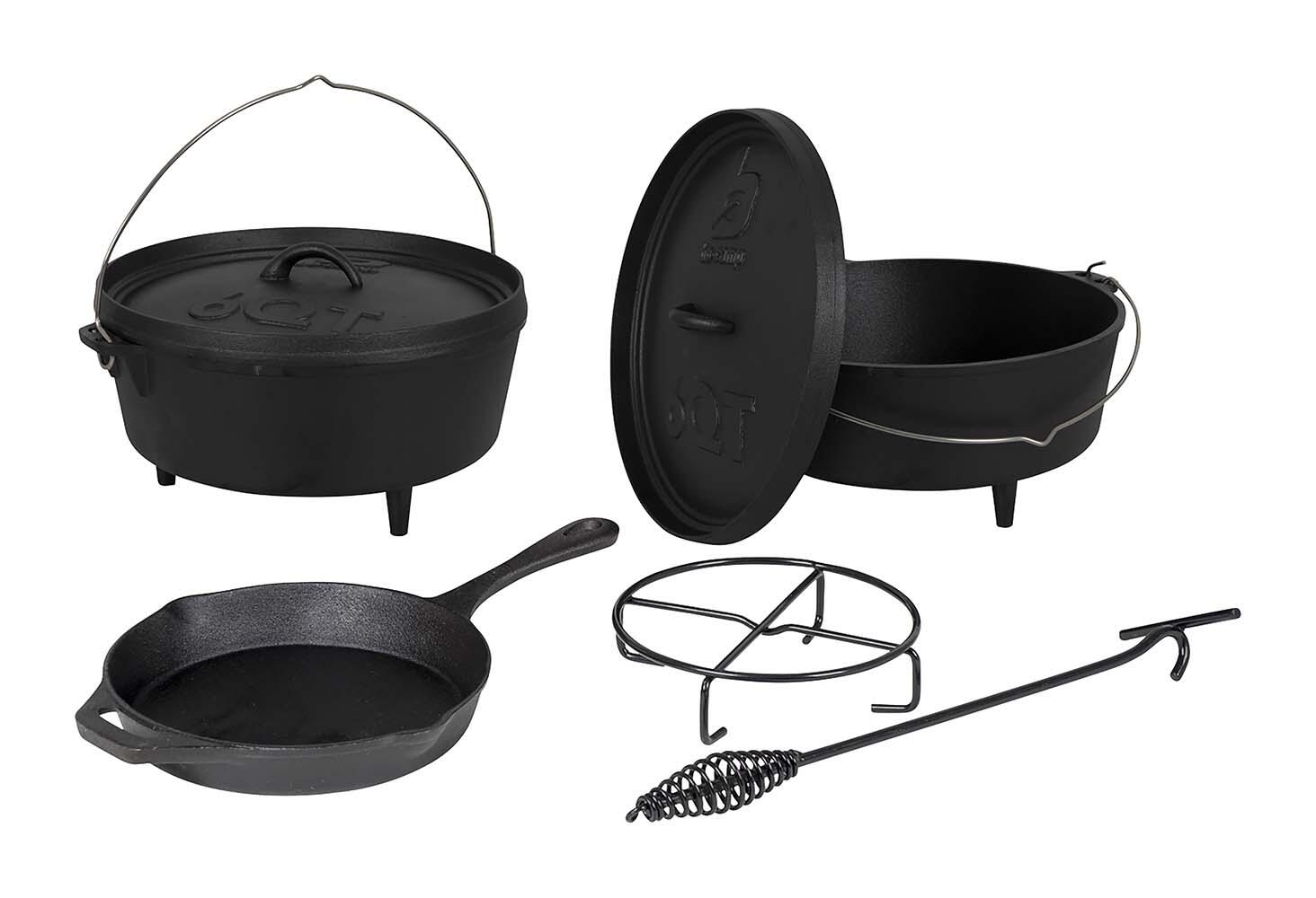 Bo-Camp - Urban Outdoor - Bratpfanne - Dutch Oven - Ø 24 cm 6/7