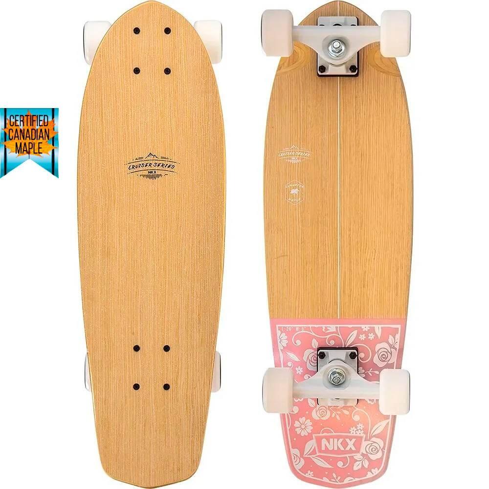 NKX Mini Cruiser Classic Peach - Floral 26"