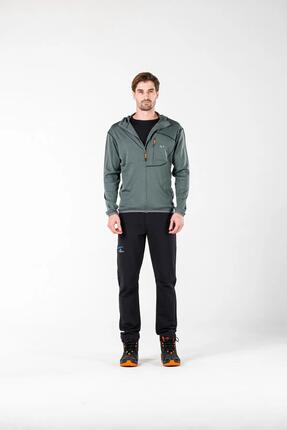 Maestro - Męska Bluza z Kapturem z 100% Wełny Merino (230 g/m²) S, Szmaragdowy