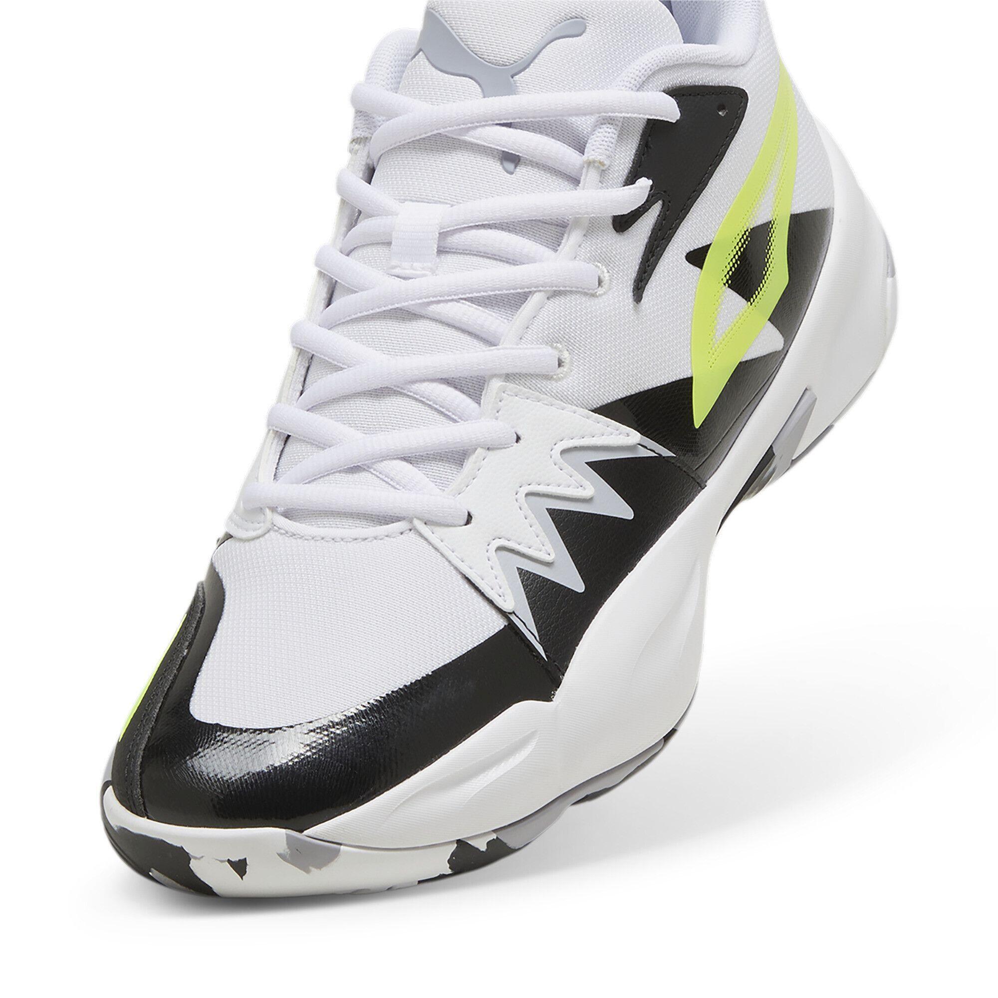 Baskets Puma Genetics Puma White-Electric Lime, Blanc, Unisexe 6/6