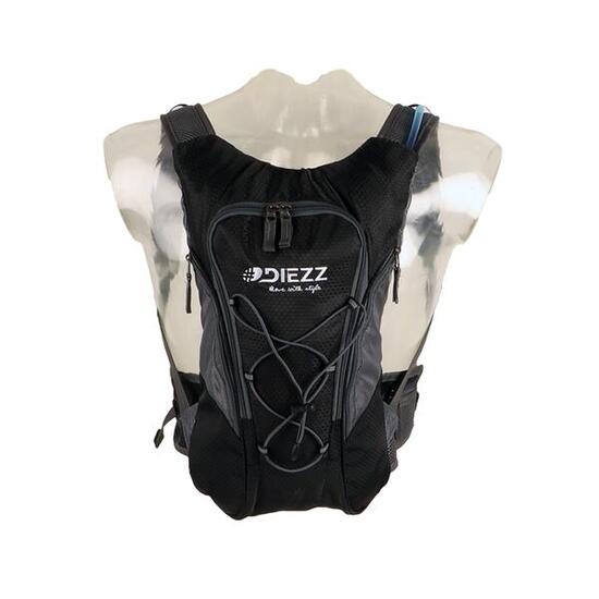SAC 10L DIEZZ HYDRATATION BIKE-MOUNTAIN BLACK GUNMETAL.