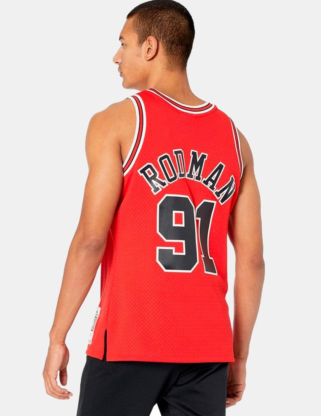 Maillot NBA Chicago Bulls Dennis Rodman 2/4