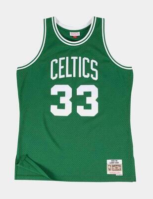 Camiseta para Hombre Mitchell & ness Bcel-larry bird Verde