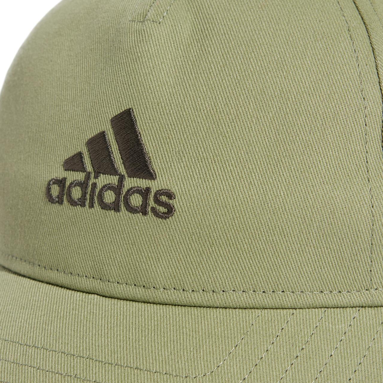 Casquette adidas 6 panneaux, 100% coton 3/4