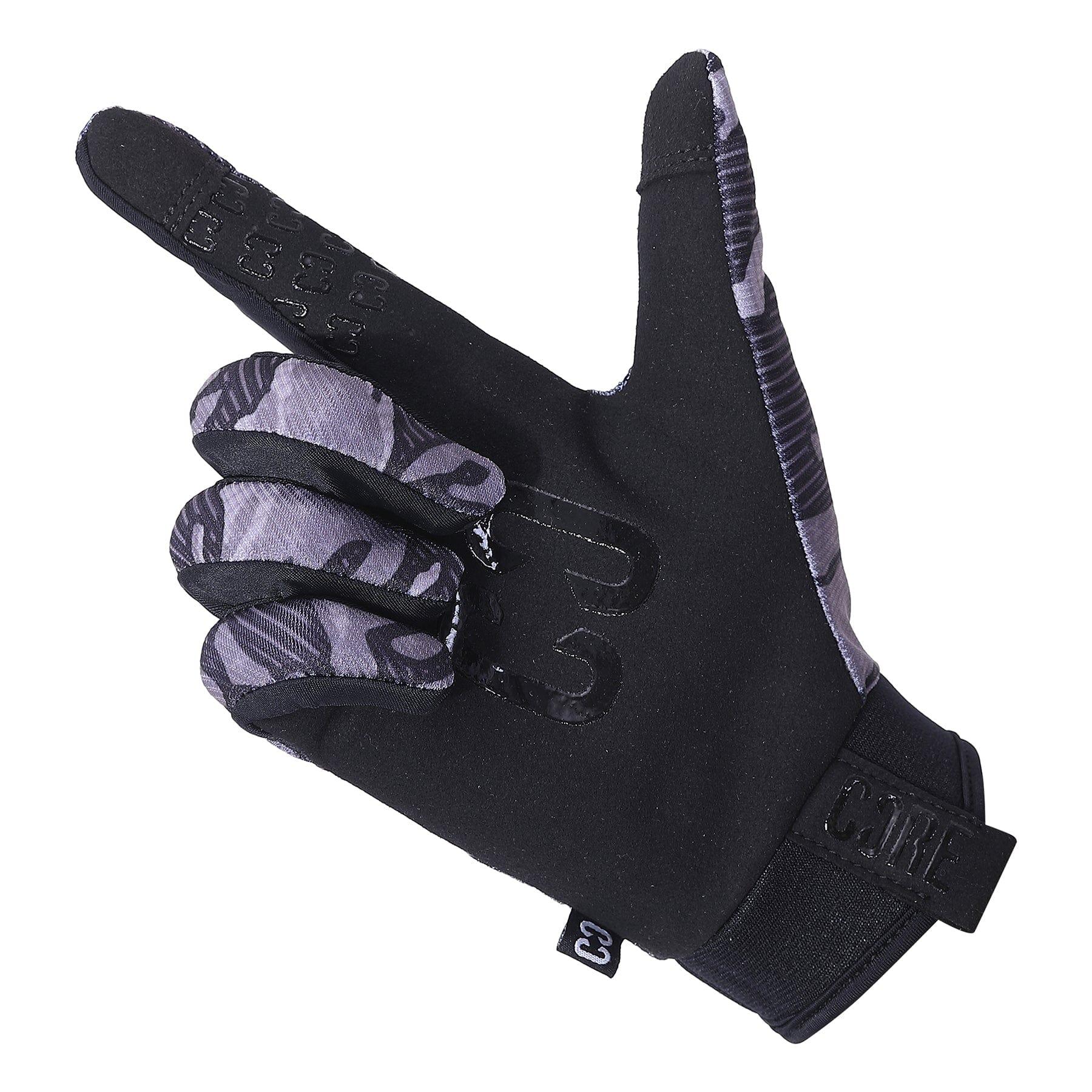 CORE Protection Aero BMX Bike Gloves - Black Camo 3/4