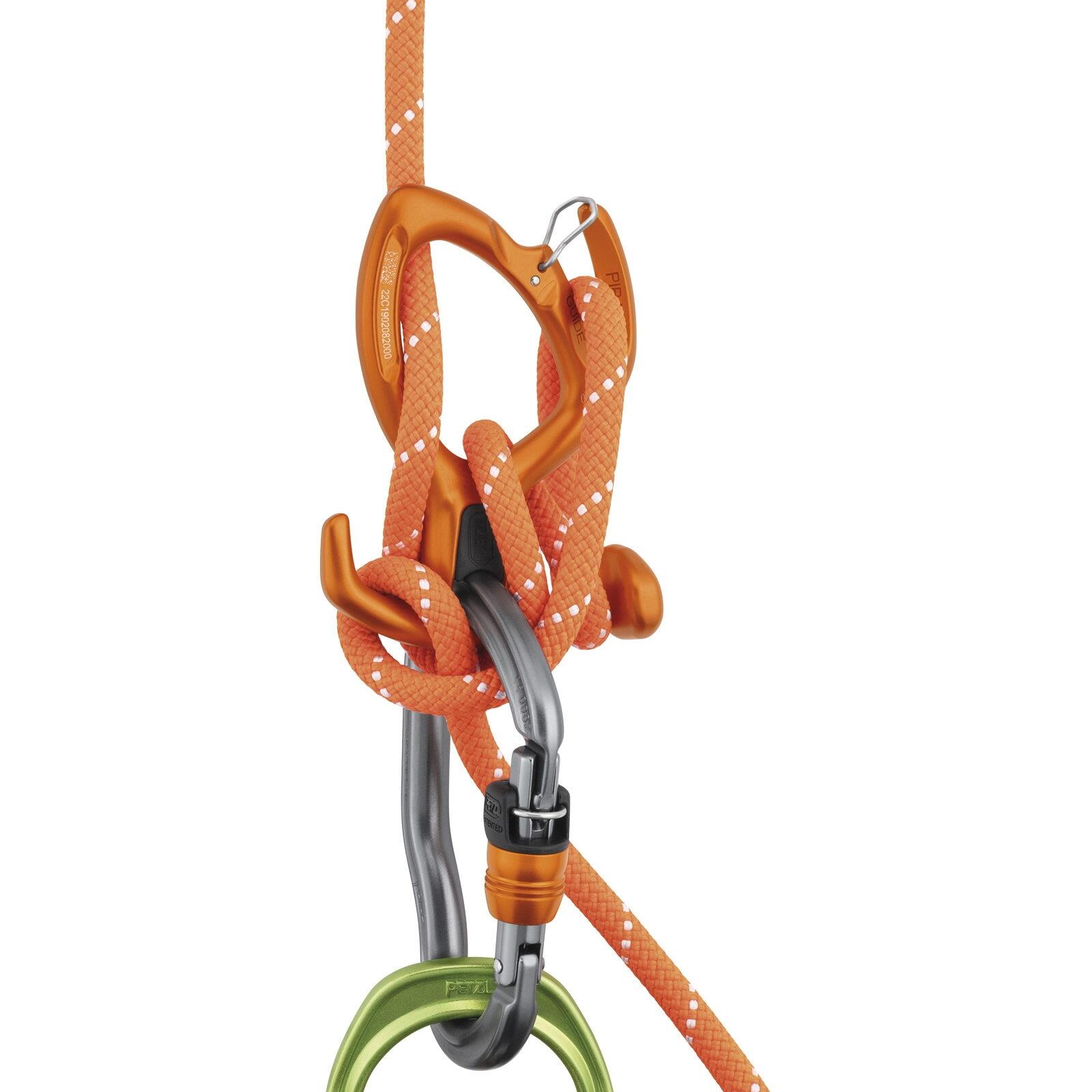 Descendeur PIRANA GUIDE modulable orange 8-13 mm 5/6