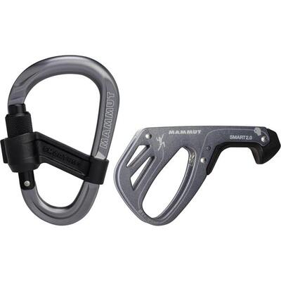 Mammut smart 2.0 belay package lichtgrijs aluminium