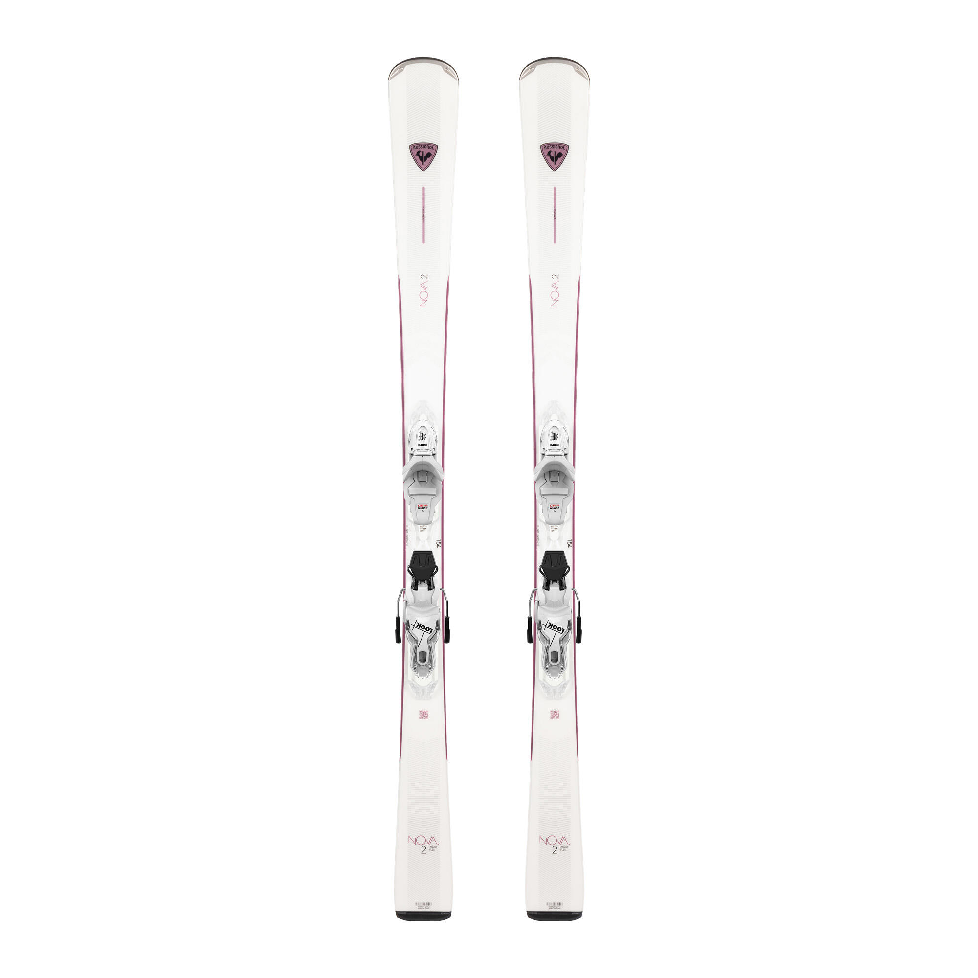 Rossignol - Skis Alpins Femme Rossignol Nova 2 Ltd + Fixations Xpress W 10 Gw - Skis - Blanc - 154 Cm - Decathlon