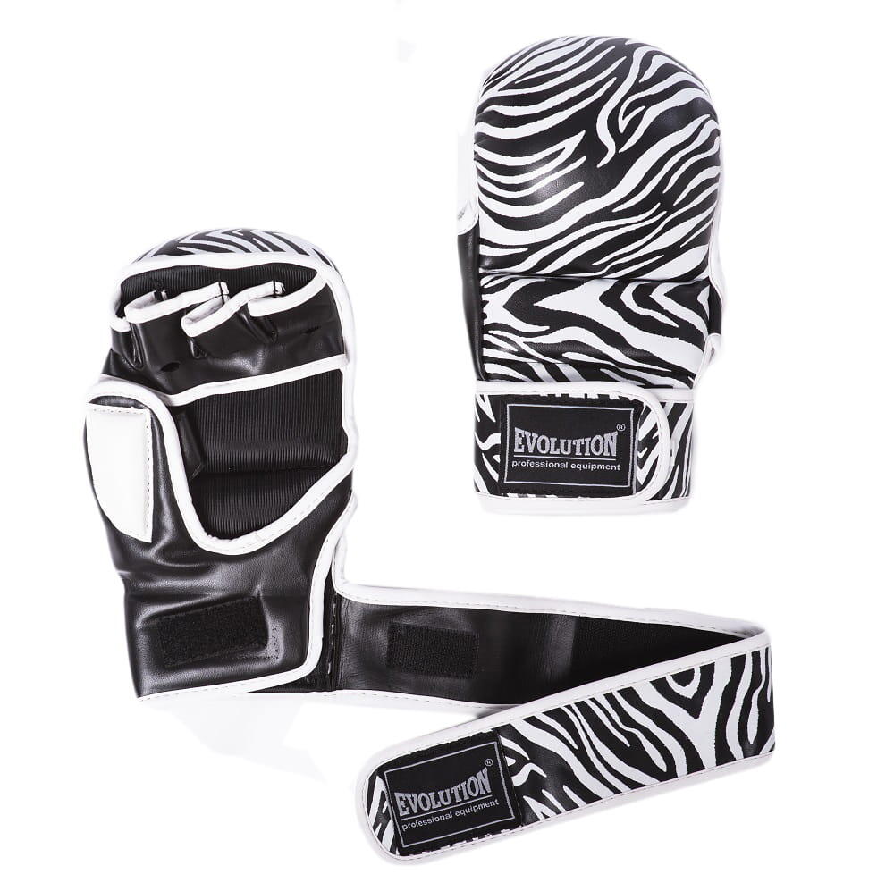 Rękawice sparingowe MMA Evolution Professional Equipment Zebra 5/5