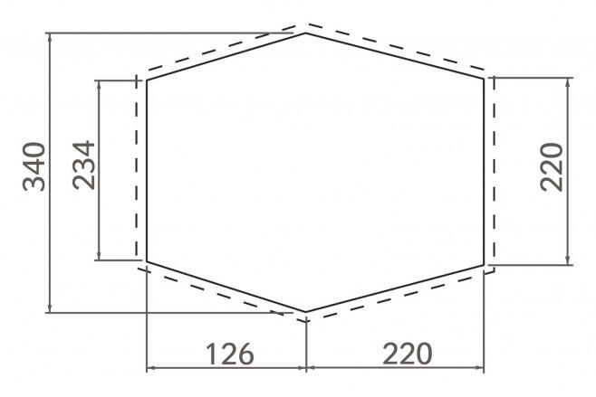 Tapis de protection Vaude Drive Van 2/2