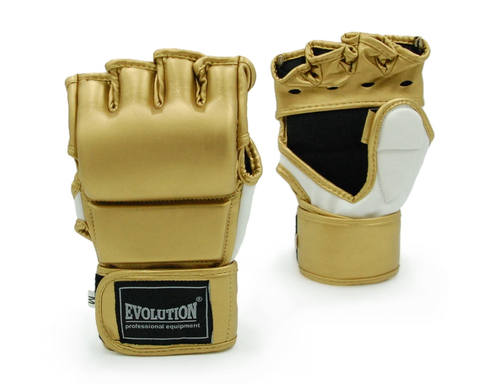 Rękawice sparingowe MMA Evolution Professional Equipment Gold 2/5