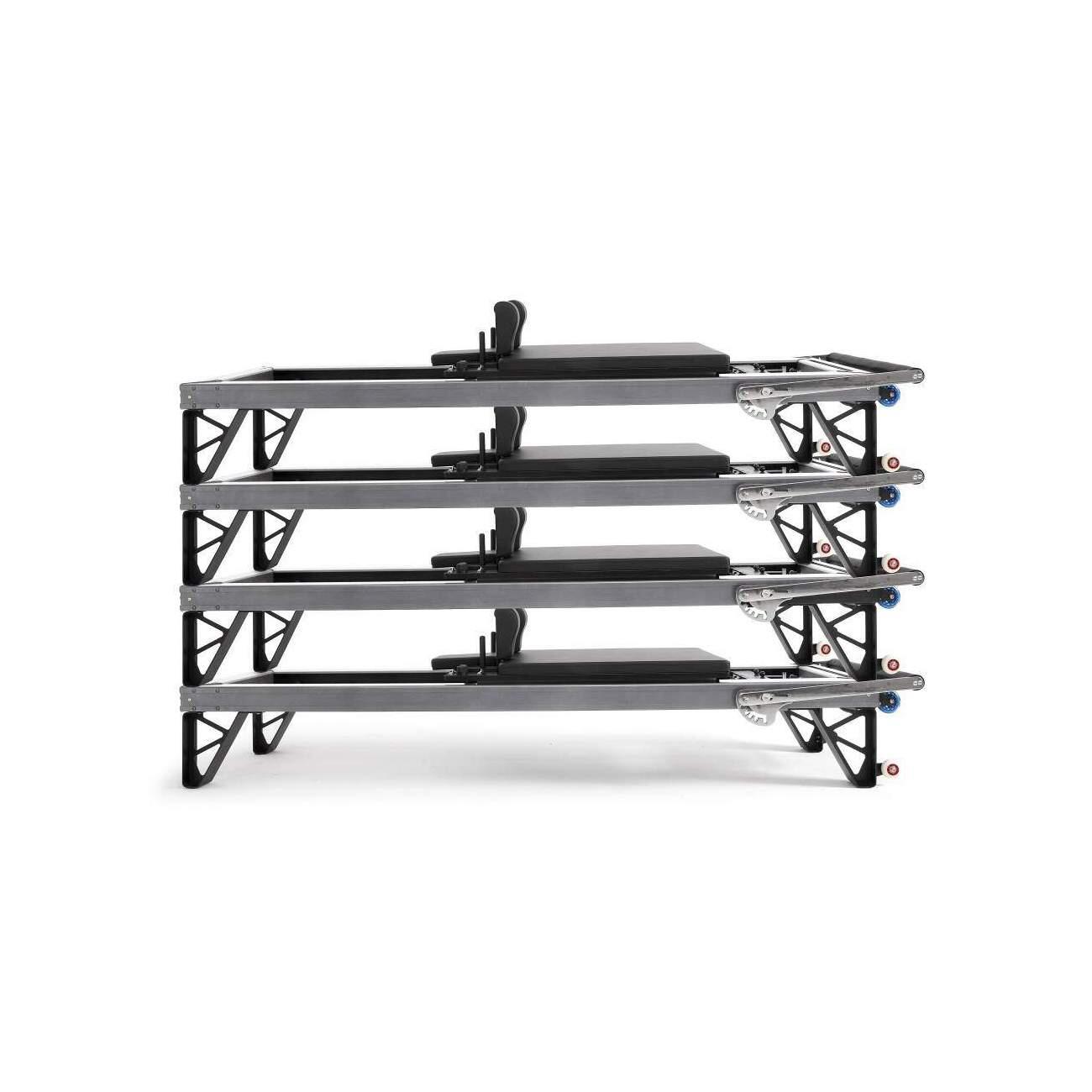 Pilates Reformer Elina Pilates Aluminium HL 2 Noir 3/5