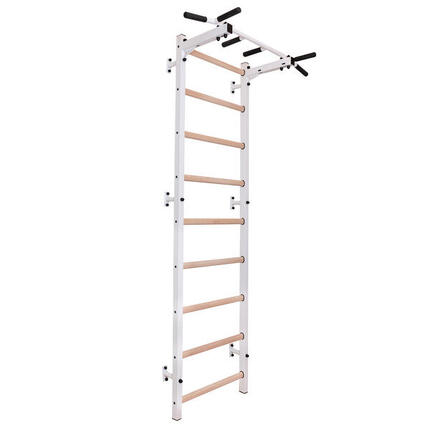 Sprossenwand Fitness-System 721, mit fest montierter Klimmzugstange 721W
