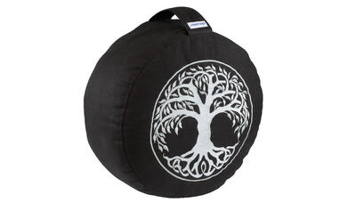MEDITATIONSKISSEN YOGA/PILATES SCHWARZ Ø 32 CM X 15 CM DEUSER®