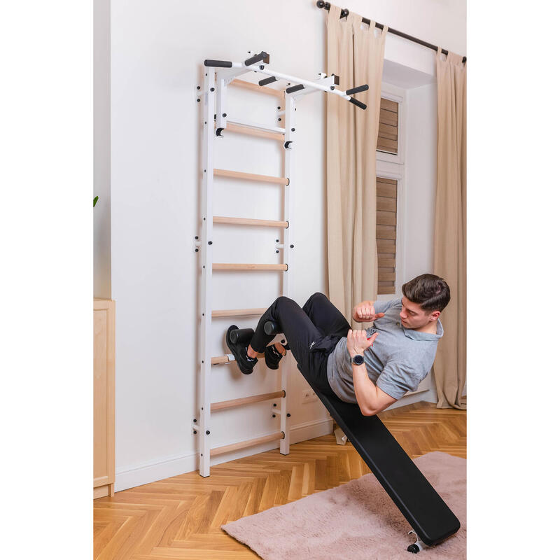 BenchK Espalier Fitness-System « 733 », 713W, blanc