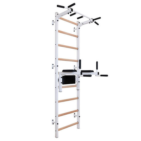 Sprossenwand Fitness-System 722 722W, Weiß Turnen Unisex 722W