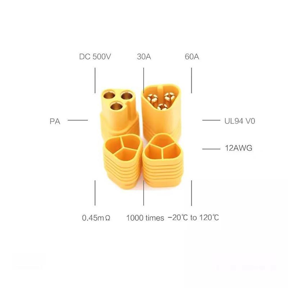 Conector MT60 Amass - 5M/5F Ewheel 4/5