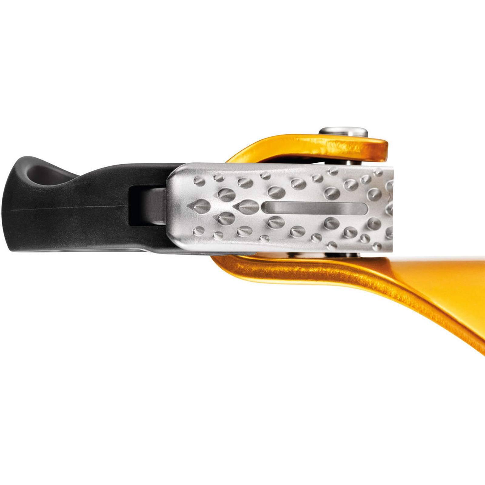 Bloqueur ventral Petzl CROLL L aluminium mors inox auto nettoyant goulotte large 5/5