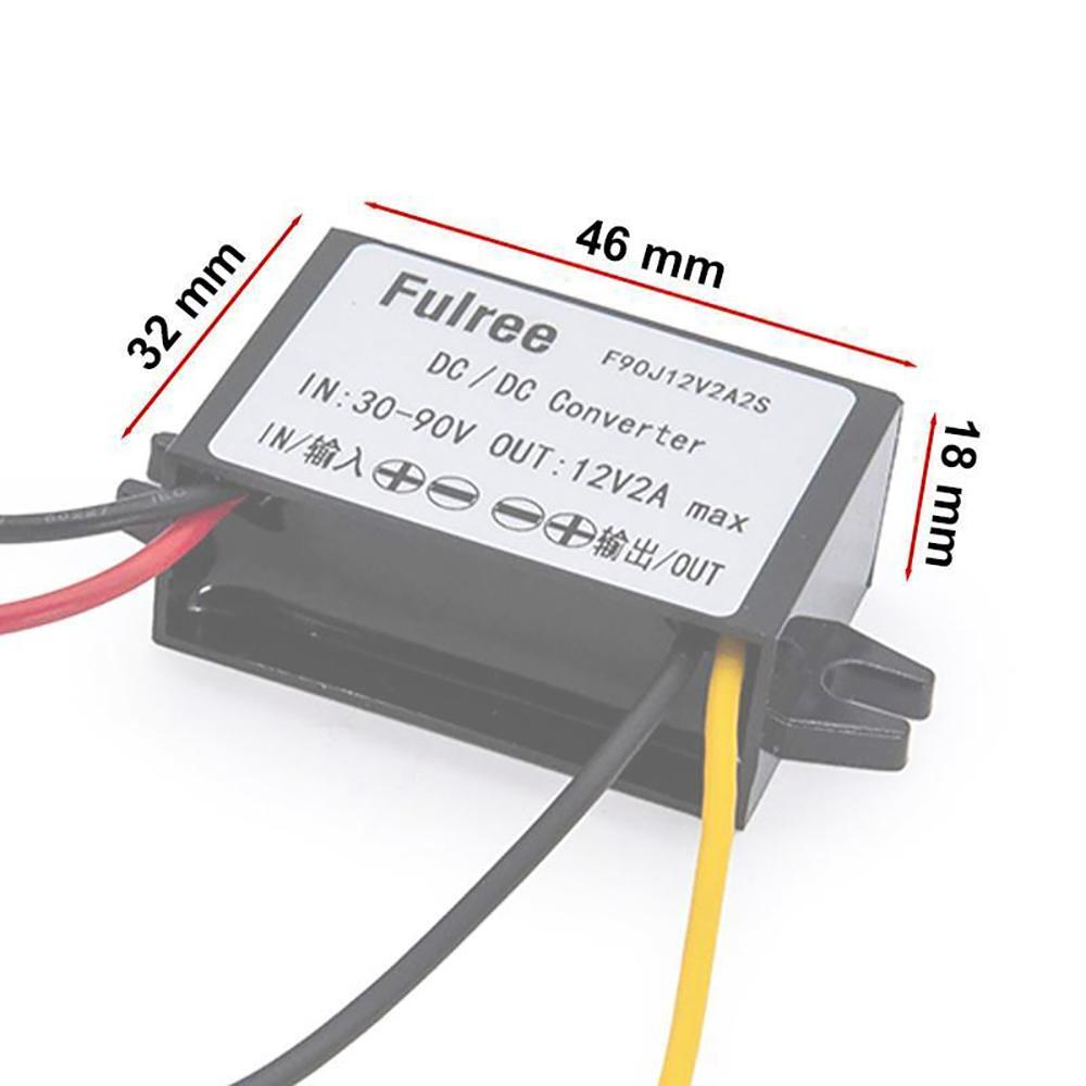Conversor DC 30-90V a 12V 10A [Fulree] Ewheel 2/5