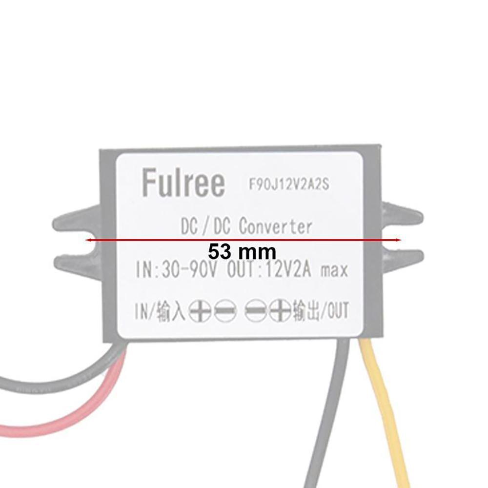 Conversor DC 30-90V a 12V 10A [Fulree] Ewheel 3/5
