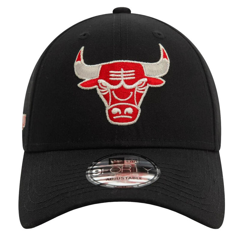 Casquette de baseball Chicago Bulls NBA Metallic 9Forty