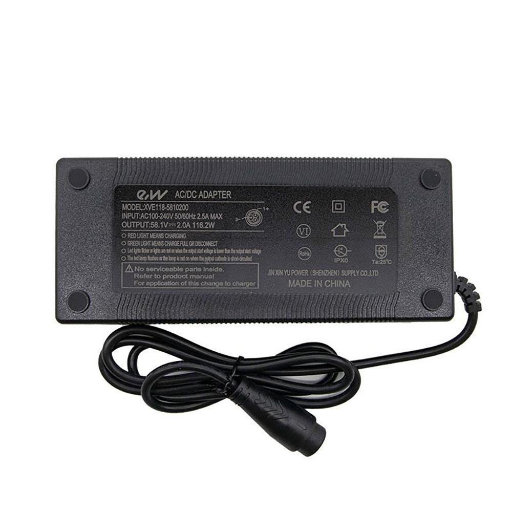 Cargador premium 52V (salida 58,1V) 2A conector LP16 para Dualtron Mini  Ewheel 4/5