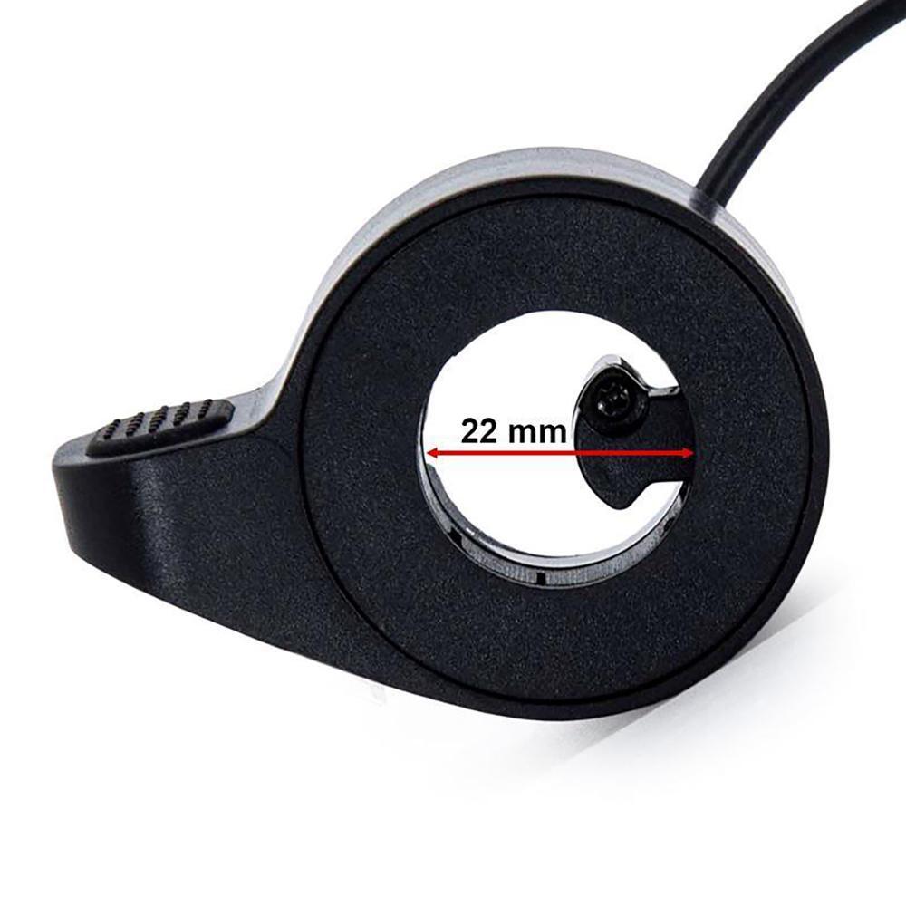 Acelerador para patinete de pulgar a derechas con almohadilla Ewheel 3/4