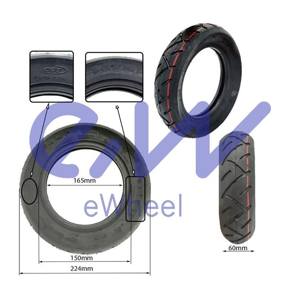 Neumático 10x2,5-6 [CST] Ewheel 4/5